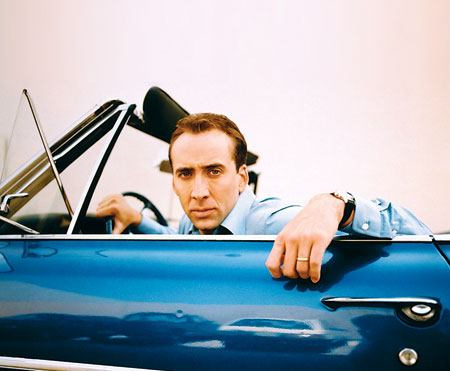 Nicolas Cage in his classic convertible found guilty of tax evasion